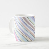 Mug Couleurs pastel ondulées (Devant gauche)