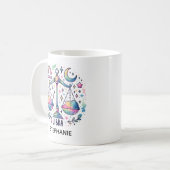 Mug Couleurs Personnalisées Balance Zodiaque Astrologi (Devant gauche)
