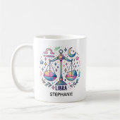 Mug Couleurs Personnalisées Balance Zodiaque Astrologi (Gauche)