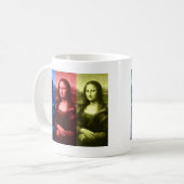 Mug Couleurs primaires Mona Lisa (Devant gauche)