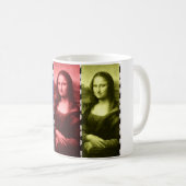 Mug Couleurs primaires Mona Lisa Poster de animal (Devant droit)