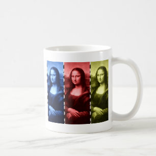 Mug Couleurs primaires Mona Lisa Poster de animal