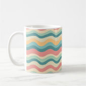Mug Couleurs rétro Vague Boho Style Motifs Abstraits (Gauche)