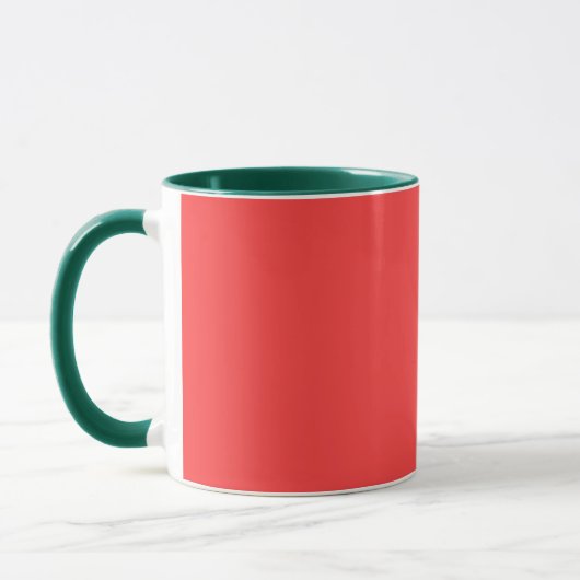 Mug Couleurs Rouge Et Vert Combo (Gauche)