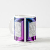 Mug Couleurs simples fractionnées Photo du cadre (Devant gauche)