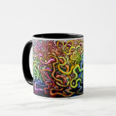 Mug Couleurs tordues (Devant gauche)