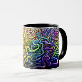 Mug Couleurs tordues (Devant droit)