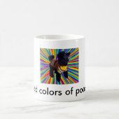 Mug couleurs unies des caniches (Centre)