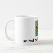 Mug couleurs unies des caniches (Gauche)