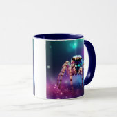 Mug Couleurs vibrantes de l'araignée (Devant droit)