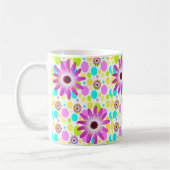 Mug Couleurs Vives Florales (Gauche)