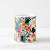 Mug Couleurs vives Motif Abstrait (Centre)