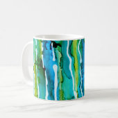 Mug Couleurs vives turquoises en été (Devant gauche)
