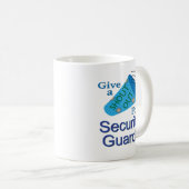 Mug Coup de chapeau aux agents de sécurité (Devant droit)