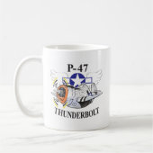 Mug coup de foudre p-47 (Gauche)