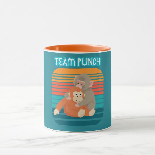 Mug coup de poing de bébé singe (Centre)