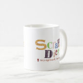 Mug Coup de racloir Diem (Scrapbooking) (Devant droit)