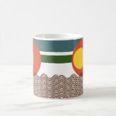 Mug Coup de soleil Abstrait (Centre)