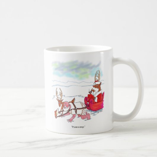 Mug Coup d'oeil du Père Noël (Droite)