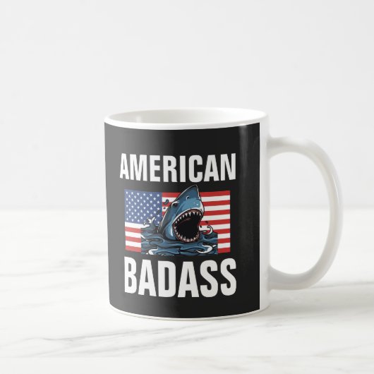 MUG COUPE AMÉRICAINE DE CAFÉ PATRIOT BADASS (Droite)