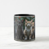Mug Coupe Amoureux des chats - sombre (Centre)
