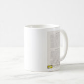 Mug Coupe Athanasian de Creed (Devant droit)