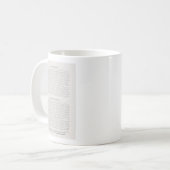 Mug Coupe Athanasian de Creed (Devant gauche)