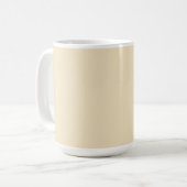 Mug Coupe avec Arrière - plan Crème Ecru (Devant gauche)