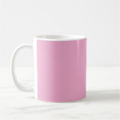 Mug Coupe avec Arrière - plan rose (Gauche)