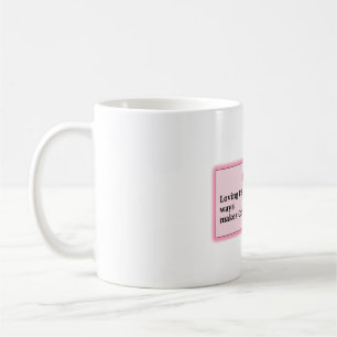 Mug Coupe avec citation "Aimer le Seigneur de petites 