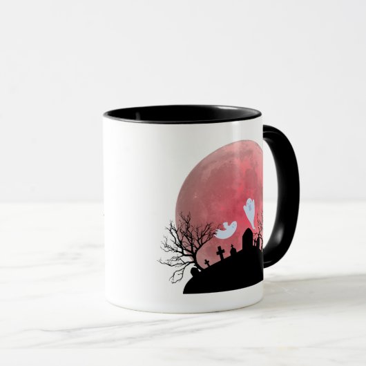 Mug Coupe avec imprimé Halloween (Devant droit)