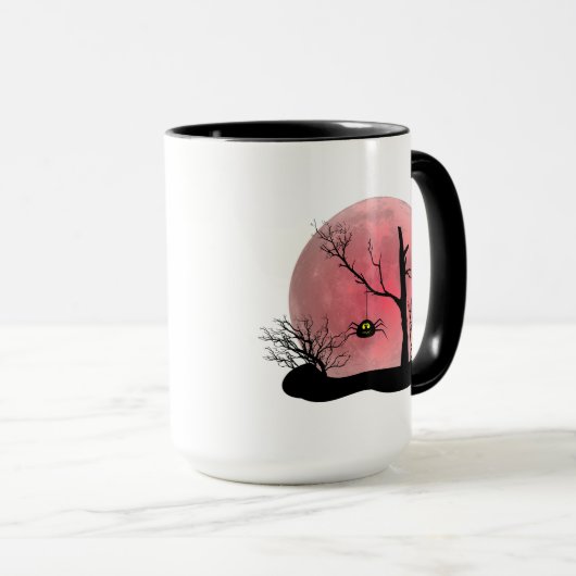 Mug Coupe avec imprimé Halloween (Devant droit)