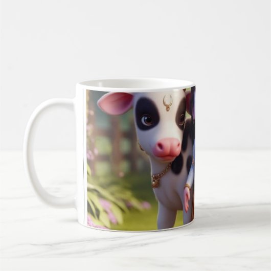 Mug Coupe avec petit krishna. (Gauche)