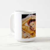 Mug Coupe avec portrait d'Ariana Grande (Devant gauche)