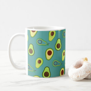 Mug Coupe Avocado été Vert dégradé Motif