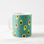 Mug Coupe Avocado été Vert dégradé Motif (Devant gauche)