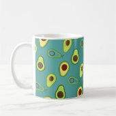 Mug Coupe Avocado été Vert dégradé Motif (Gauche)