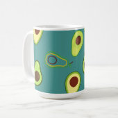 Mug Coupe Avocado été Vert dégradé Motif (Devant gauche)