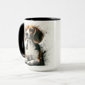 Mug Coupe beagle de café-Mug (Devant gauche)