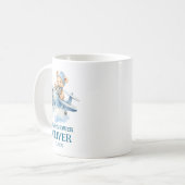 Mug Coupe Bear Blue Plane Time Vol Un 1er anniversaire (Devant gauche)