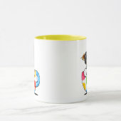 Mug Coupe Biewer Yorkie Polka Dot (Centre)