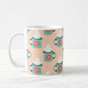 Mug Coupe bleu clair avec motif sans vapeur, texture