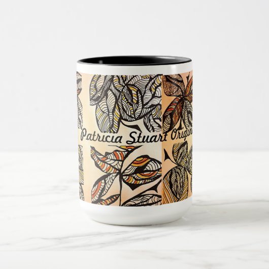 Mug Coupe Brown de café feuille (Centre)