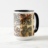Mug Coupe Brown de café feuille (Devant droit)