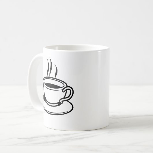 Mug Coupe chaude de café (Devant gauche)