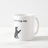 Mug coupe chien (Devant droit)