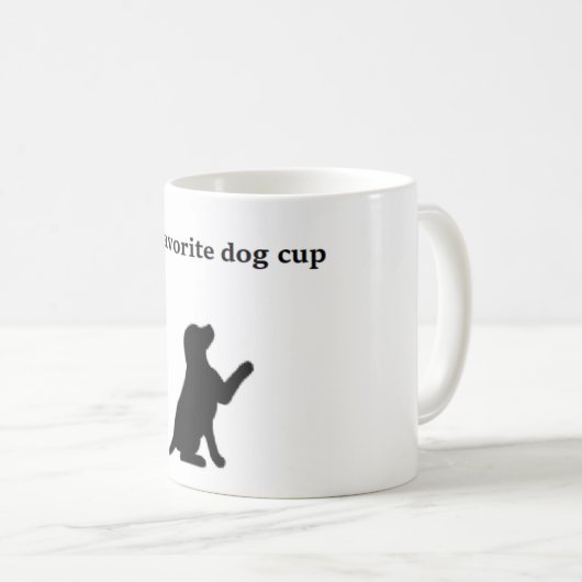 Mug coupe chien (Devant droit)