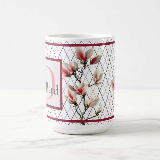 Mug Coupe classique de café monogramme (Centre)