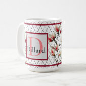 Mug Coupe classique de café monogramme (Devant gauche)