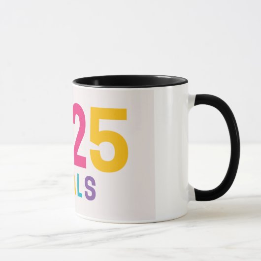 Mug Coupe colorée bureau 2025 (Droite)